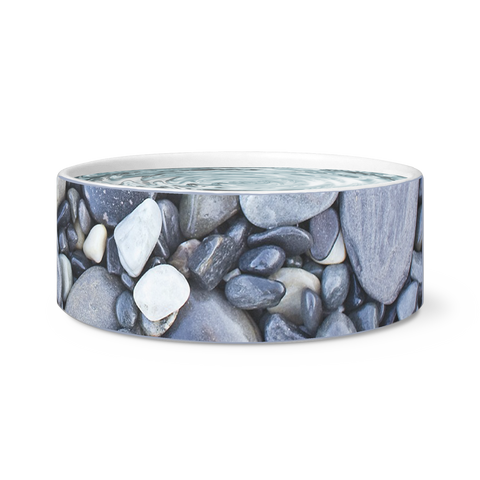 Pebbles and Rocks Pet bowl