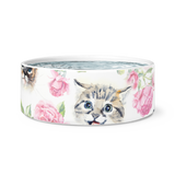 Cats and Roses Pattern bowl