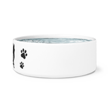 German Shepard Bella Vector dog bowl