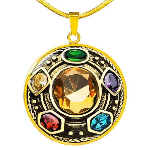 Infinity pendant - Lapis stone | Winkler Jewelry
