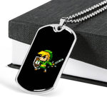 Zelda 8 bit dog tag