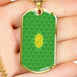 Zelda Rupee Dog tag