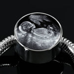 Ultrasound baby steel bracelet