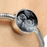 Ultrasound baby steel bracelet