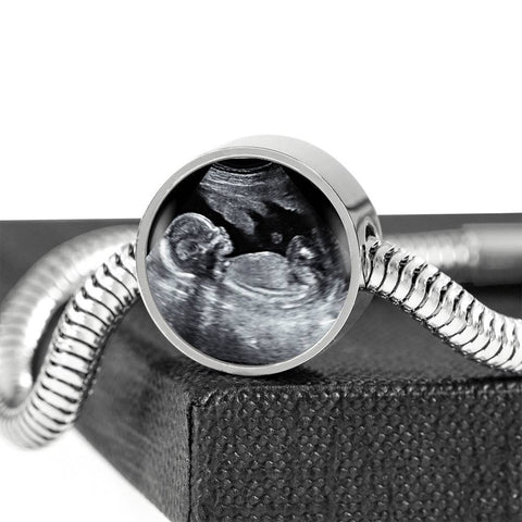 Ultrasound baby steel bracelet