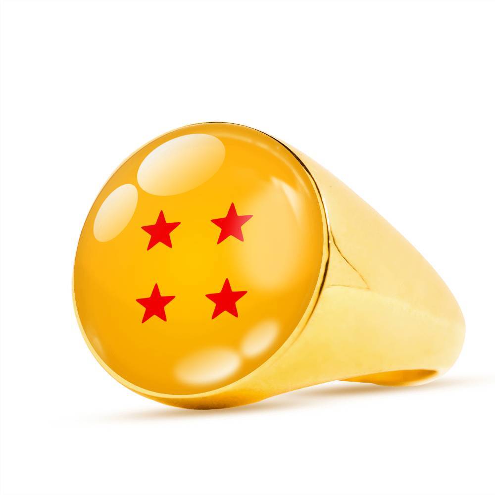 Solid Gold Dragon Ball Ring that dad and i made :) : r/Dragonballsuper