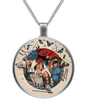 Anime Necklace Circle Necklace