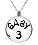 Thing Baby 3 necklace Circle Necklace