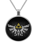 Zelda Triforce Necklace Circle Necklace