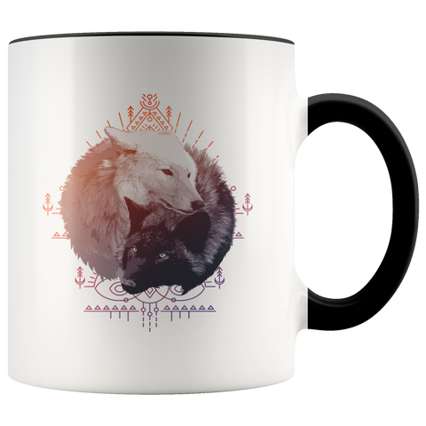 Wolf Ying Yang Mug