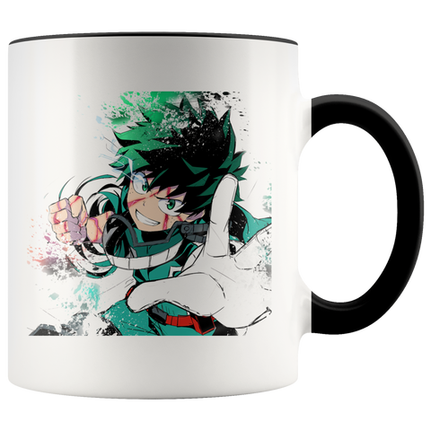 My Hero Academia anime - Deku hero mug