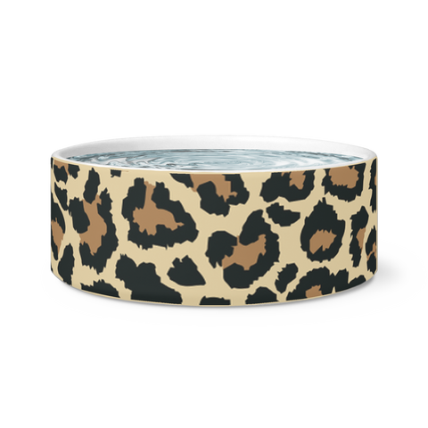 Leopard Pattern Pet Bowl