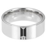 Titanium Steel Bangtan Boys BTS Album Ring Jimin Jin Suga V J-Hope Jung Kook Jewelry Rings Accessories For Men Women Female