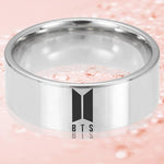 Titanium Steel Bangtan Boys BTS Album Ring Jimin Jin Suga V J-Hope Jung Kook Jewelry Rings Accessories For Men Women Female