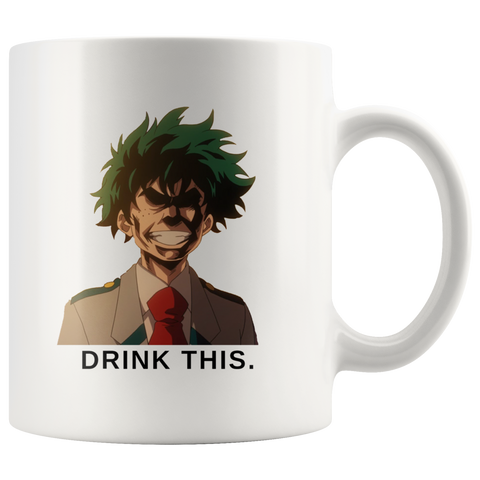 My hero academia drink this mug - My hero academia drink this - drink this deku mug - My hero Academia mug