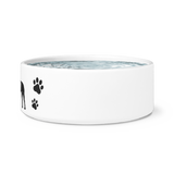 Boston Terrier Vector dog bowl