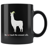 Llamas with hats mug - Crescent rolls